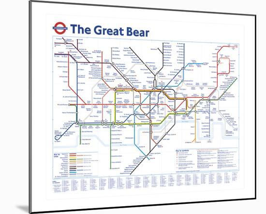 The Great Bear-Simon Patterson-Mounted Giclee Print