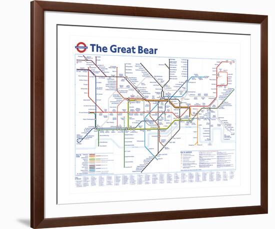 The Great Bear-Simon Patterson-Framed Giclee Print