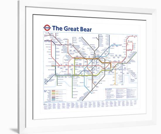 The Great Bear-Simon Patterson-Framed Giclee Print