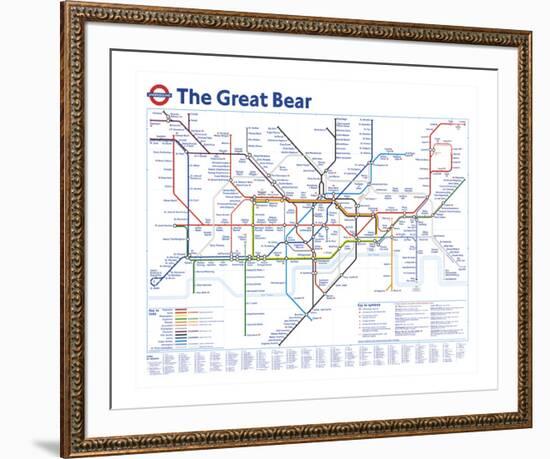 The Great Bear-Simon Patterson-Framed Giclee Print