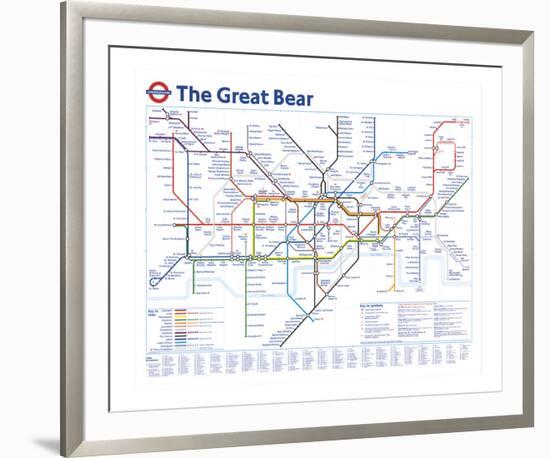 The Great Bear-Simon Patterson-Framed Giclee Print