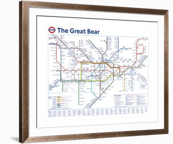 The Great Bear-Simon Patterson-Framed Giclee Print