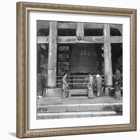 The Great Bell of Chion-In Temple, Kyoto, Japan, 1904-Underwood & Underwood-Framed Photographic Print