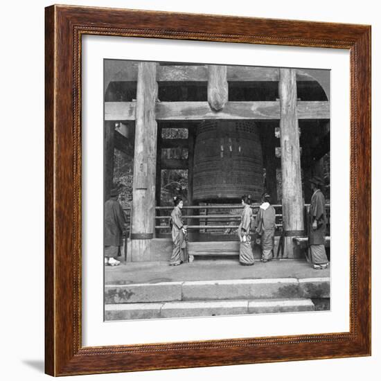 The Great Bell of Chion-In Temple, Kyoto, Japan, 1904-Underwood & Underwood-Framed Photographic Print