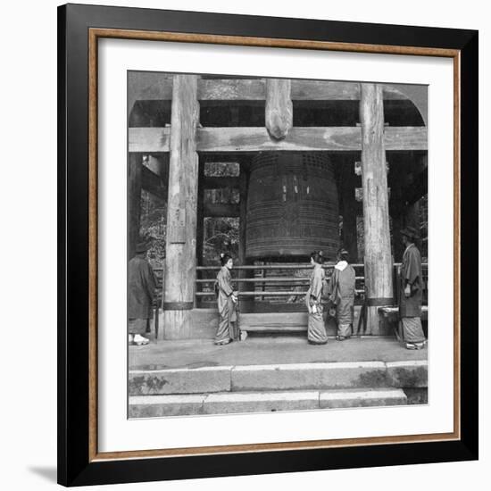 The Great Bell of Chion-In Temple, Kyoto, Japan, 1904-Underwood & Underwood-Framed Photographic Print