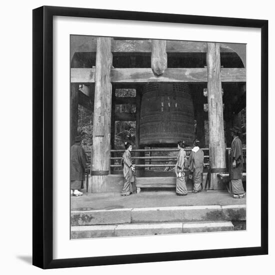 The Great Bell of Chion-In Temple, Kyoto, Japan, 1904-Underwood & Underwood-Framed Photographic Print