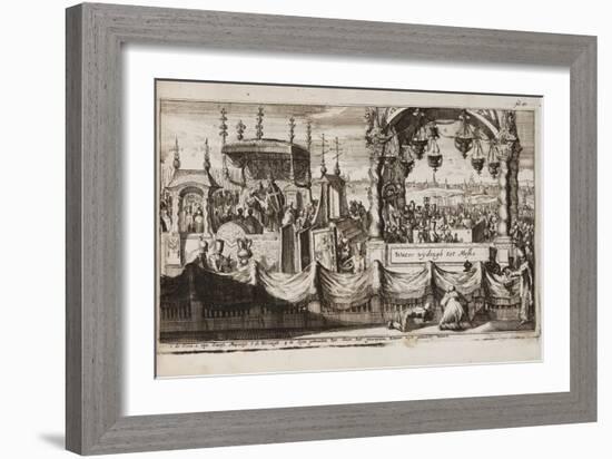 The Great Blessing of Waters at Moscow, 1677-Jan Luyken-Framed Giclee Print
