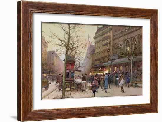 The Great Boulevards-Eugene Galien-Laloue-Framed Giclee Print