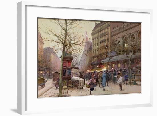 The Great Boulevards-Eugene Galien-Laloue-Framed Giclee Print