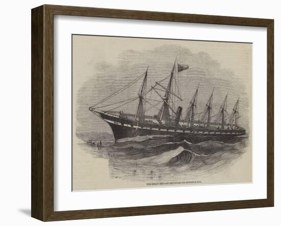 The Great Britain Grounded Off Dundrum Bay-null-Framed Giclee Print