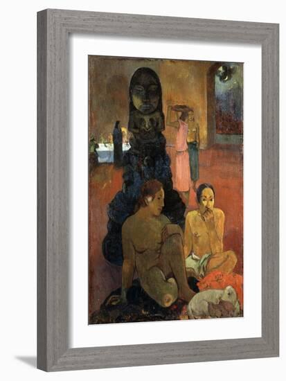 The Great Buddha, 1899-Paul Gauguin-Framed Giclee Print