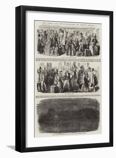 The Great Cab Strike-George Housman Thomas-Framed Giclee Print