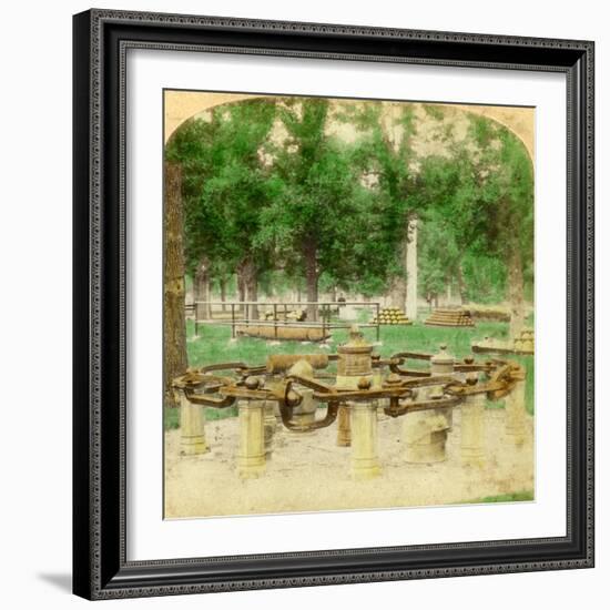 The Great Chain, Trophy Point, West Point, New York, USA, 1901-Underwood & Underwood-Framed Giclee Print