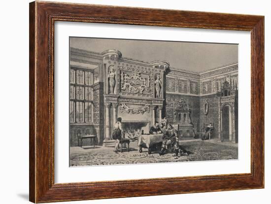 The Great Chamber, Montacute, Somerset, 1915-CJ Richardson-Framed Giclee Print