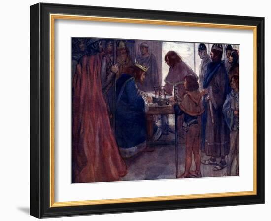 The Great Charter Was Sealed with the King's Seal, 1215-AS Forrest-Framed Giclee Print