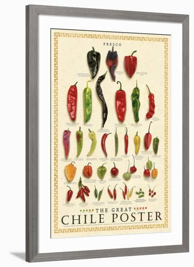 The Great Chile Poster � Fresh-Mark Miller-Framed Art Print