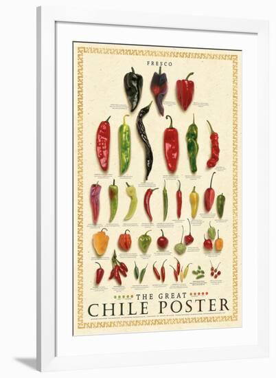 The Great Chile Poster � Fresh-Mark Miller-Framed Art Print