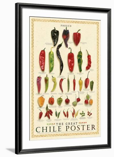 The Great Chile Poster � Fresh-Mark Miller-Framed Art Print