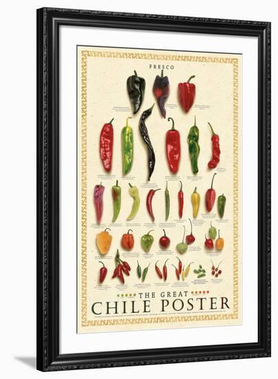 The Great Chile Poster � Fresh-Mark Miller-Framed Art Print