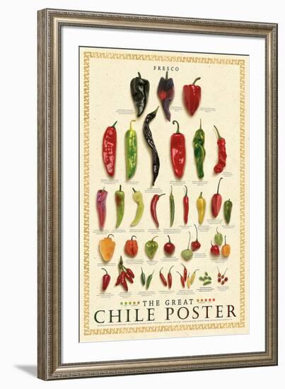 The Great Chile Poster � Fresh-Mark Miller-Framed Art Print