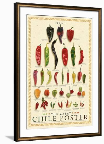 The Great Chile Poster � Fresh-Mark Miller-Framed Art Print