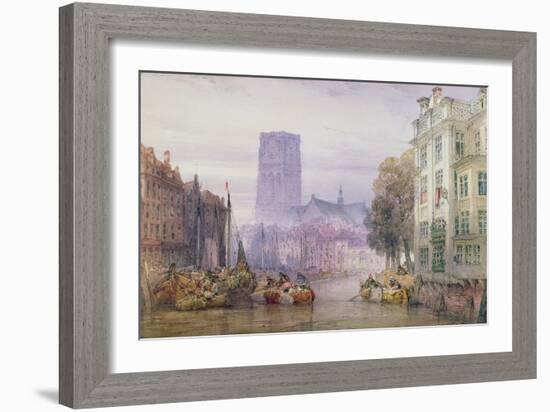 The Great Church of St. Lawrence, Rotterdam, 1881-William Callow-Framed Giclee Print