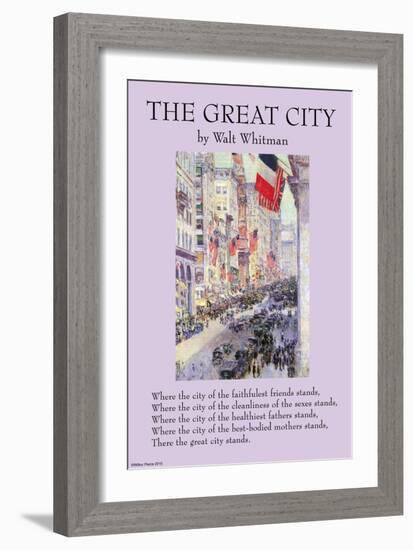 The Great City-null-Framed Art Print