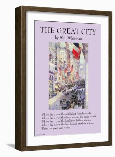 The Great City-null-Framed Art Print