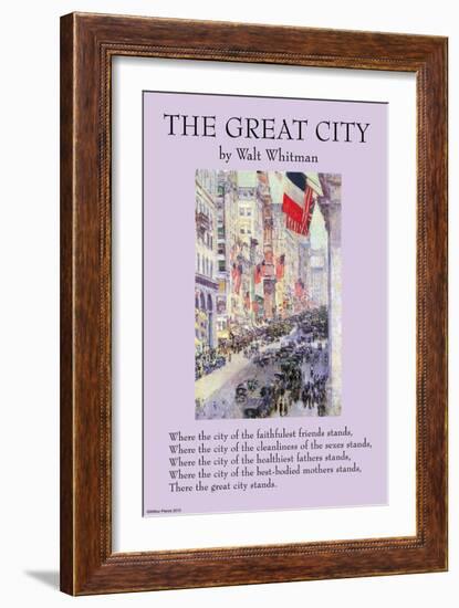 The Great City-null-Framed Art Print