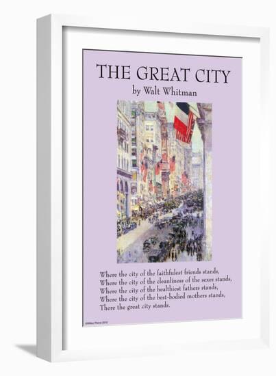The Great City-null-Framed Art Print