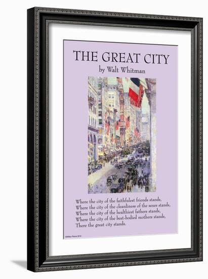 The Great City-null-Framed Art Print