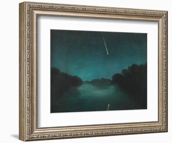 The Great Comet of 1861 as Seen from Staines Bridge, Middlesex-null-Framed Giclee Print