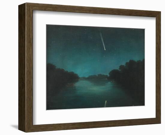 The Great Comet of 1861 as Seen from Staines Bridge, Middlesex-null-Framed Giclee Print