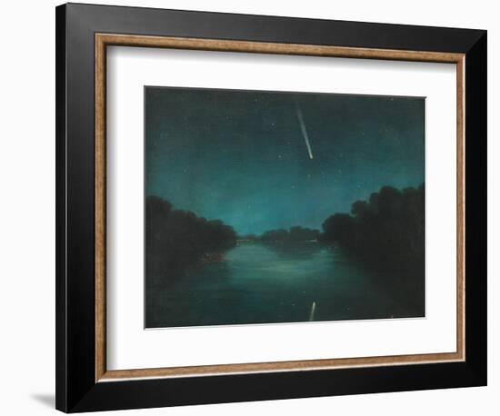 The Great Comet of 1861 as Seen from Staines Bridge, Middlesex-null-Framed Giclee Print