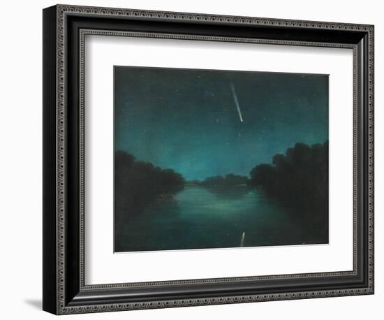 The Great Comet of 1861 as Seen from Staines Bridge, Middlesex-null-Framed Giclee Print