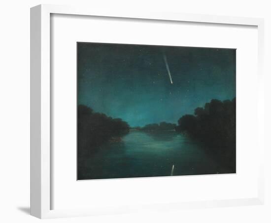 The Great Comet of 1861 as Seen from Staines Bridge, Middlesex-null-Framed Giclee Print