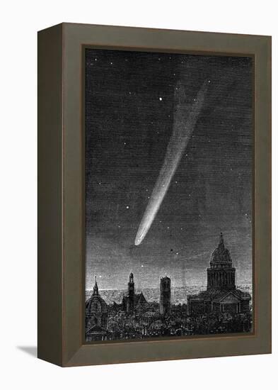 The Great Comet Seen in Paris October 17, 1882-null-Framed Stretched Canvas