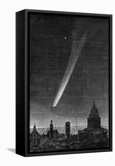 The Great Comet Seen in Paris October 17, 1882-null-Framed Stretched Canvas