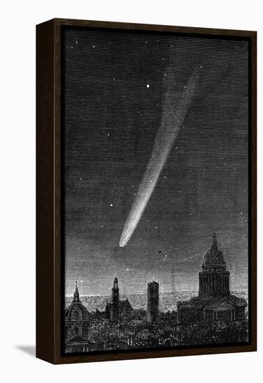 The Great Comet Seen in Paris October 17, 1882-null-Framed Stretched Canvas