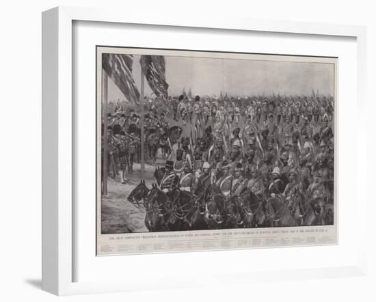 The Great Coronation Procession-Richard Caton Woodville II-Framed Giclee Print