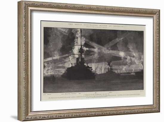 The Great Coronation Review at Spithead-Fred T. Jane-Framed Premium Giclee Print