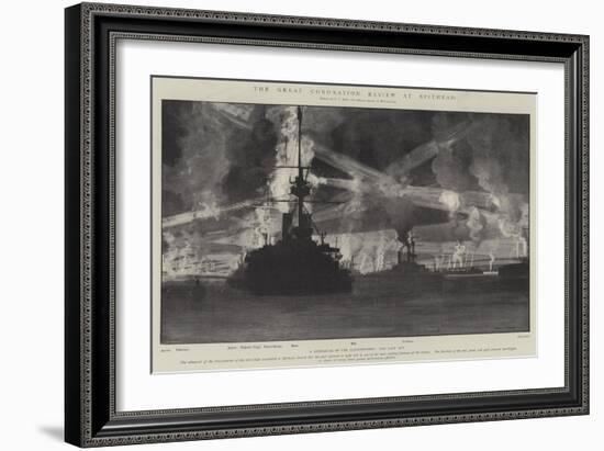 The Great Coronation Review at Spithead-Fred T. Jane-Framed Premium Giclee Print