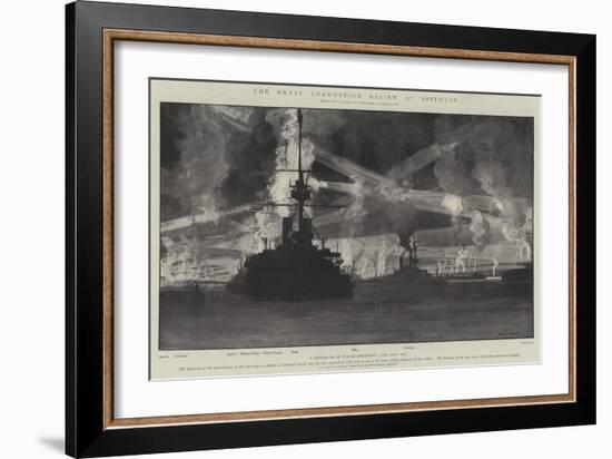 The Great Coronation Review at Spithead-Fred T. Jane-Framed Giclee Print