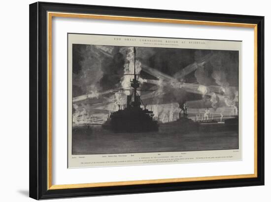 The Great Coronation Review at Spithead-Fred T. Jane-Framed Giclee Print