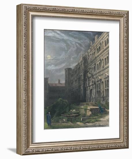 The Great Court of Heidelberg, 1834-Henry Winkles-Framed Giclee Print