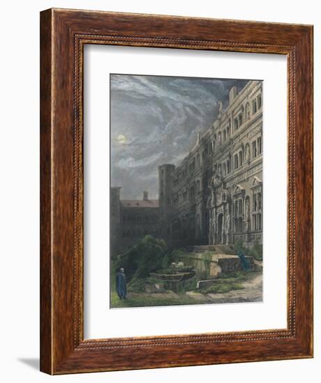 The Great Court of Heidelberg, 1834-Henry Winkles-Framed Giclee Print