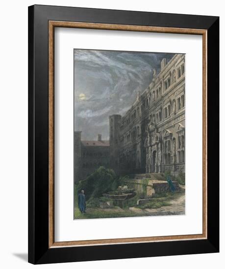 The Great Court of Heidelberg, 1834-Henry Winkles-Framed Giclee Print
