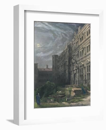 The Great Court of Heidelberg, 1834-Henry Winkles-Framed Giclee Print