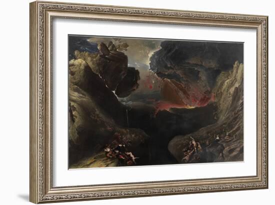 The Great Day of His Wrath, C.1851-53-John Martin-Framed Giclee Print