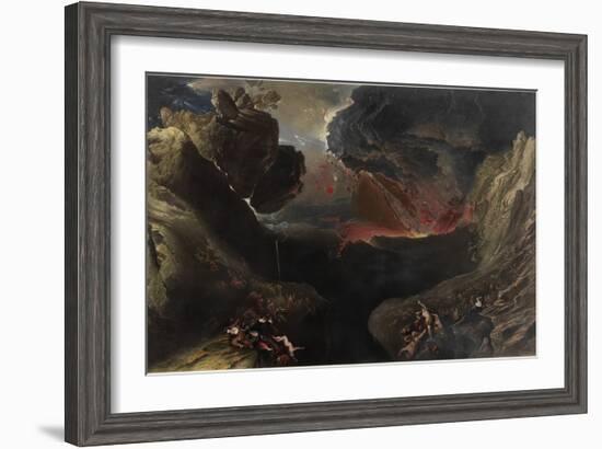 The Great Day of His Wrath, C.1851-53-John Martin-Framed Giclee Print